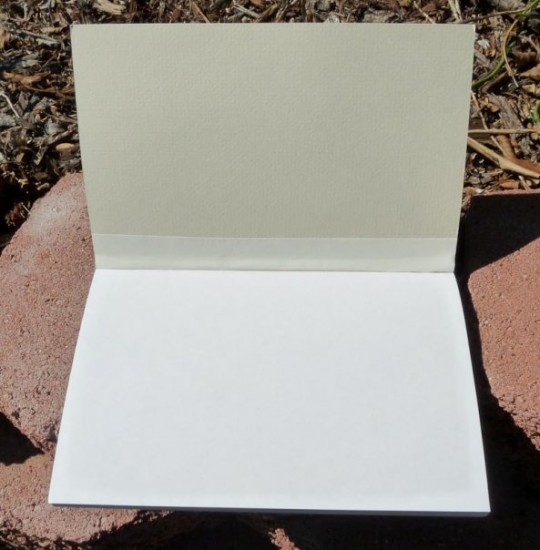 You can see the super cloth attached to the inside of the cover here.