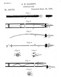 The Sackett patent drawing.